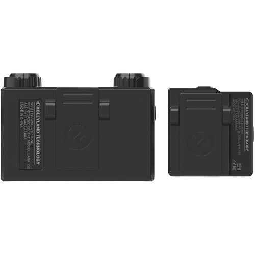 #Hollyland LARK 150 SOLO Compact Digital Wireless Microphone System - 1x Transmitter, 1x Receiver, 1x Lav Mic (2.4 GHz) Black