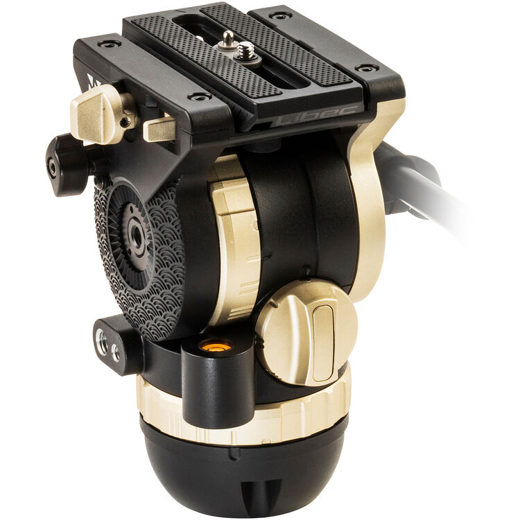 Libec NH10 75mm ball and flat base video head with a pan handle, payload 4kg