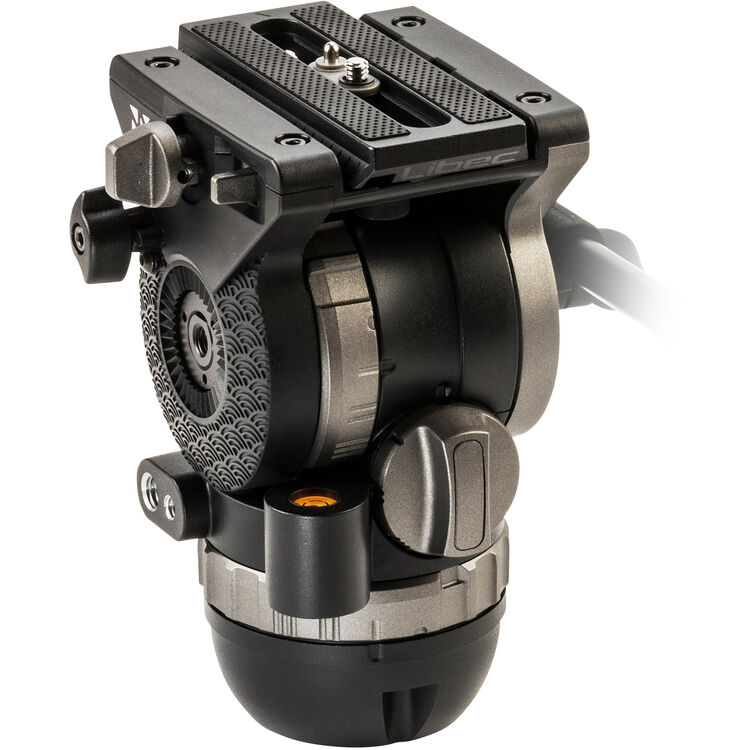 Libec NH30 75mm ball and flat base video head with a pan handle, payload 10kg