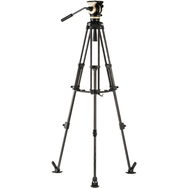 Libec NX-100MC Carbon Fiber Tripod System with NH10 Head, Mid-Spreader, Feet & padded bag