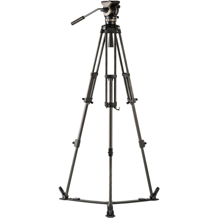 Libec NX-300C Carbon Fiber Tripod System with NH30 Head, Ground Spreader, Long Plate & padded bag