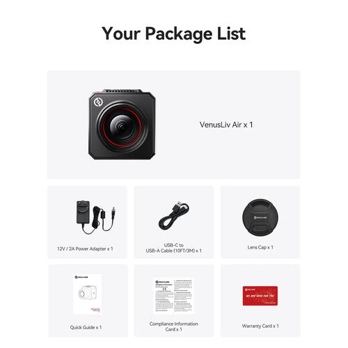 #Hollyland VenusLiv 24/7 Livestream Camera (Black)