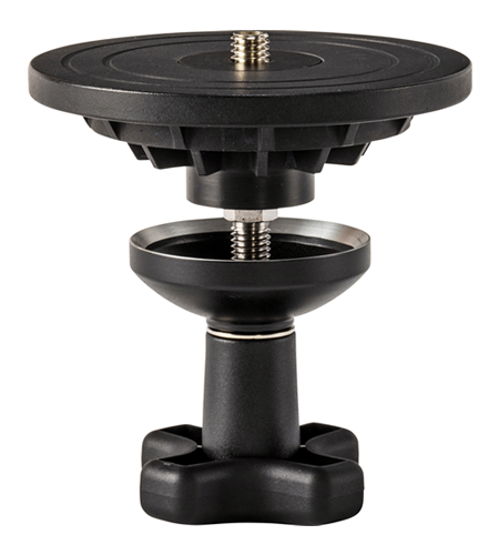 Libec Flat-base adapter for 75mm/100mm bowl tripods