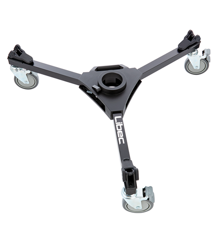 Libec Dolly for heavy duty tripods and P110B for outside broadcast use