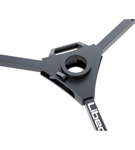 Libec Dolly with cable guard and tracking lock for studio use