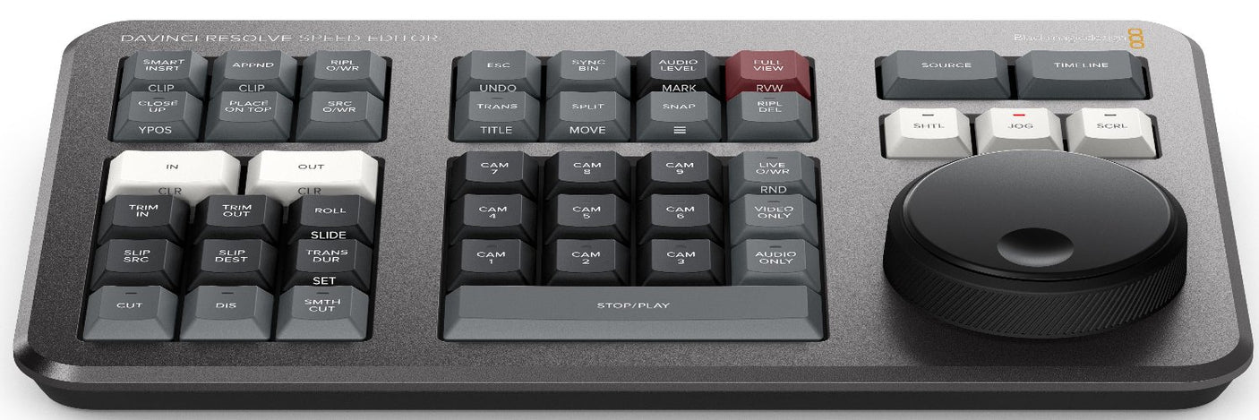 Blackmagic Design DaVinci Resolve Speed Editor including DaVinci Resolve Studio activation code (USB-C cable not included)