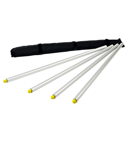 Libec 1.6m/5.5' extension rail with carrying case