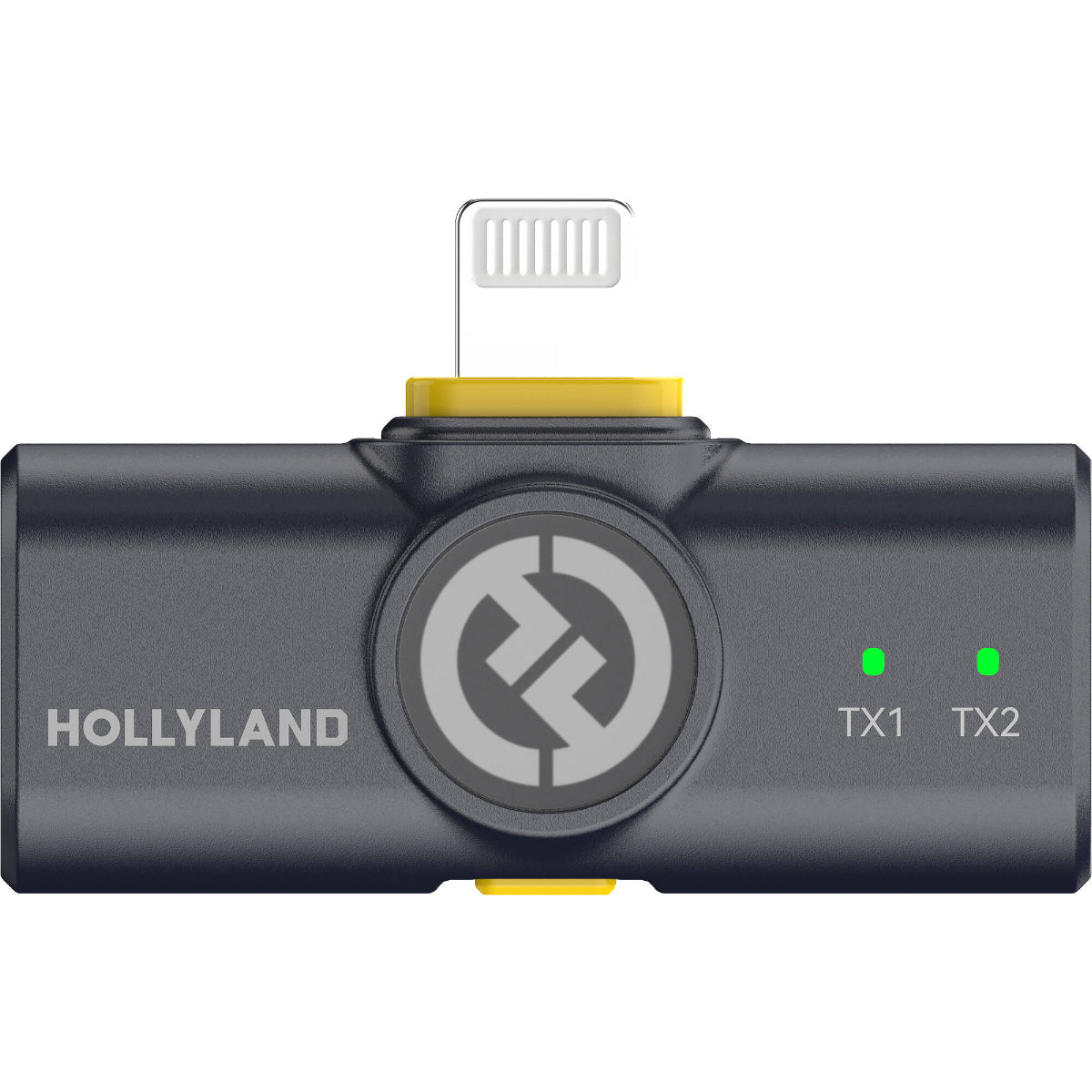Hollyland LARK M2 COMBO Wireless Lavalier Microphone (2.4 GHz) Shine Charcoal