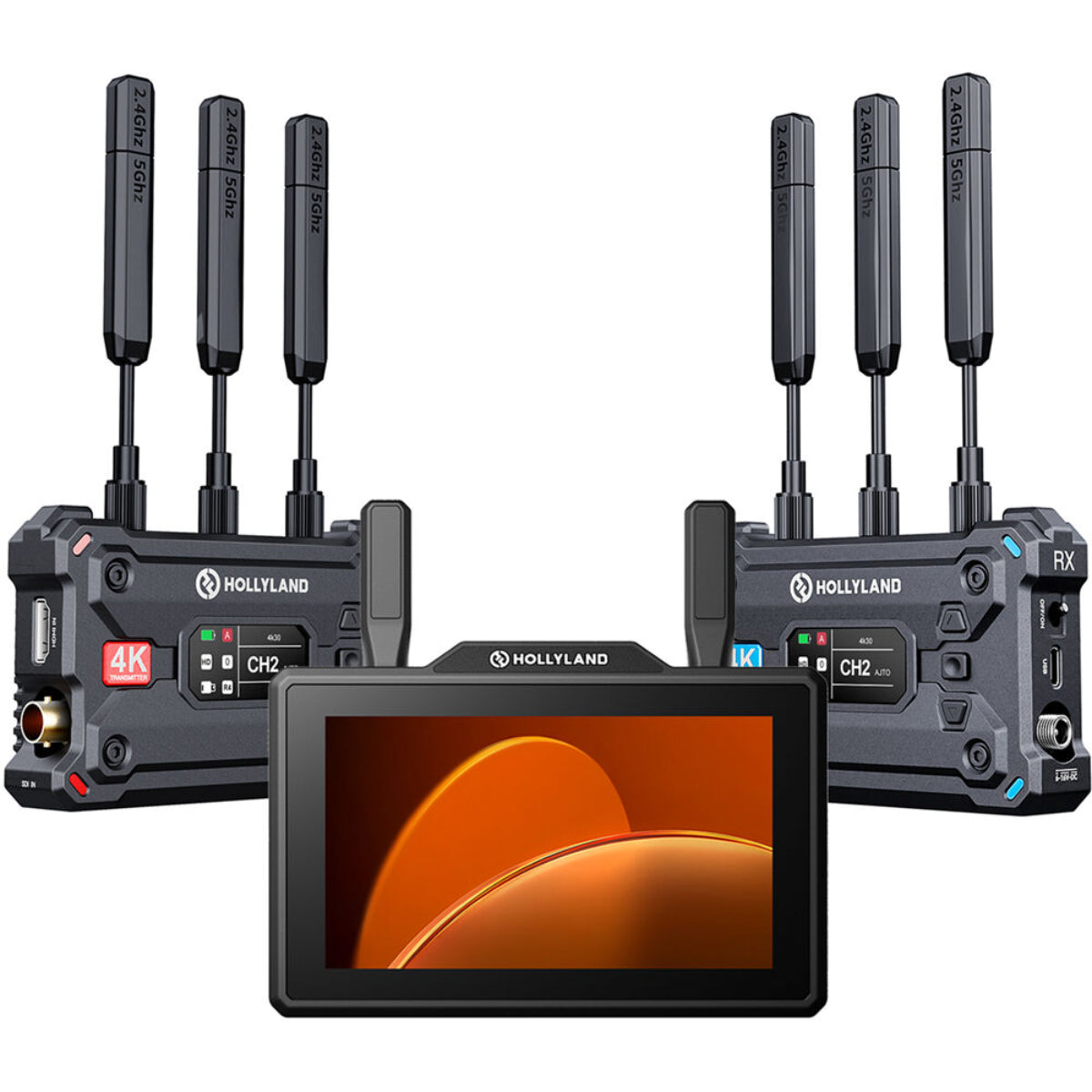 Hollyland Pyro 7 Wireless Video Transmission and Monitoring Kit (7-Inch)