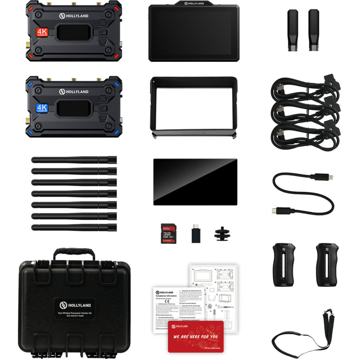 Hollyland Pyro 7 Wireless Video Transmission and Monitoring Kit (7-Inch)