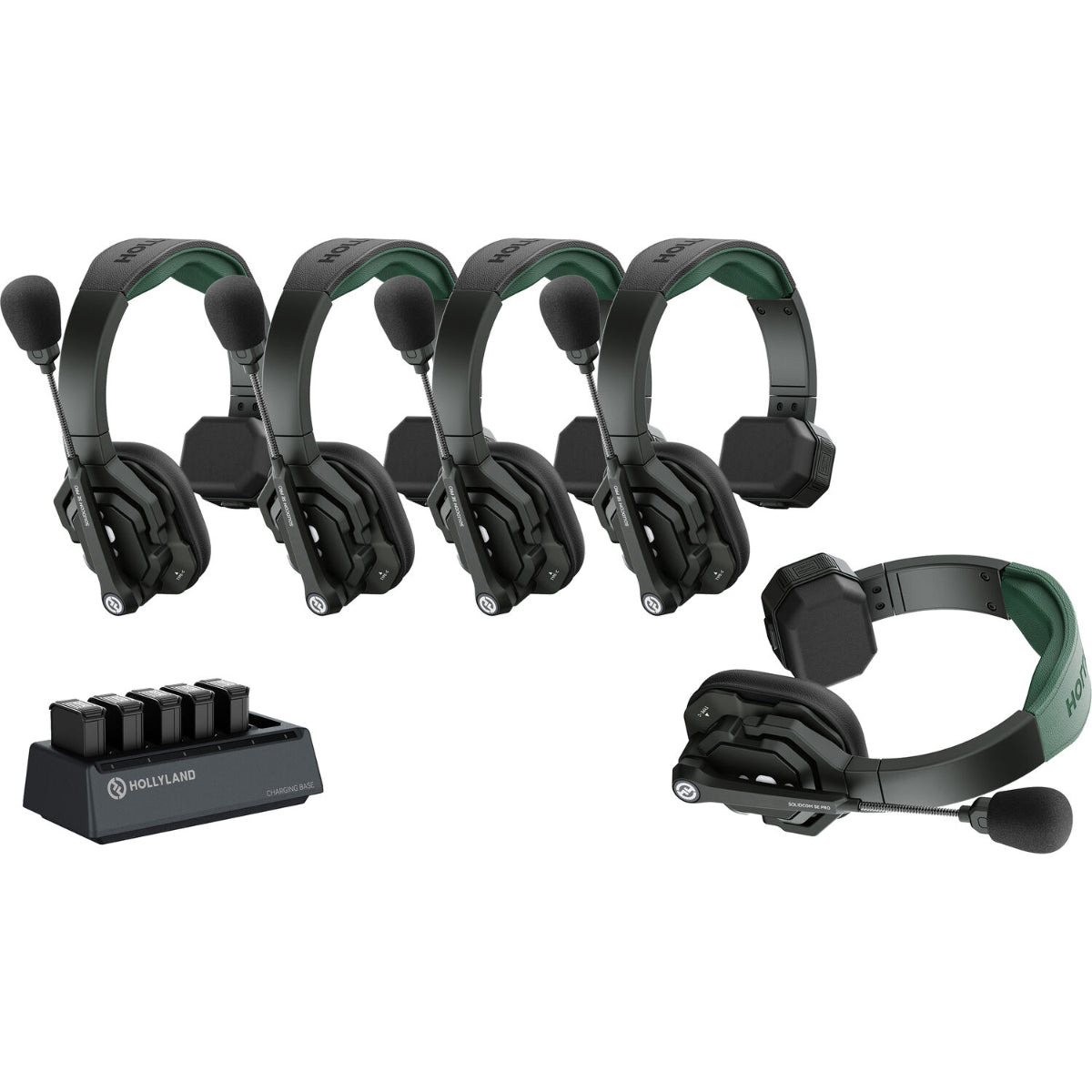 Hollyland Solidcom SE-5S Wireless 5-Person Noise Cancelling Headset Intercom