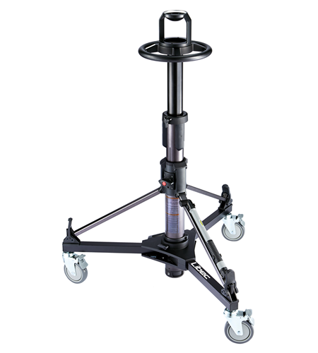 Libec 100mm bowl pedestal with DL-8RB for outside broadcast use, payload 30kg