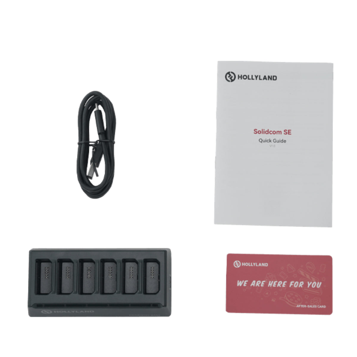 Hollyland Spares - 8-Slot Battery Charging Base (for Wireless Tally System)