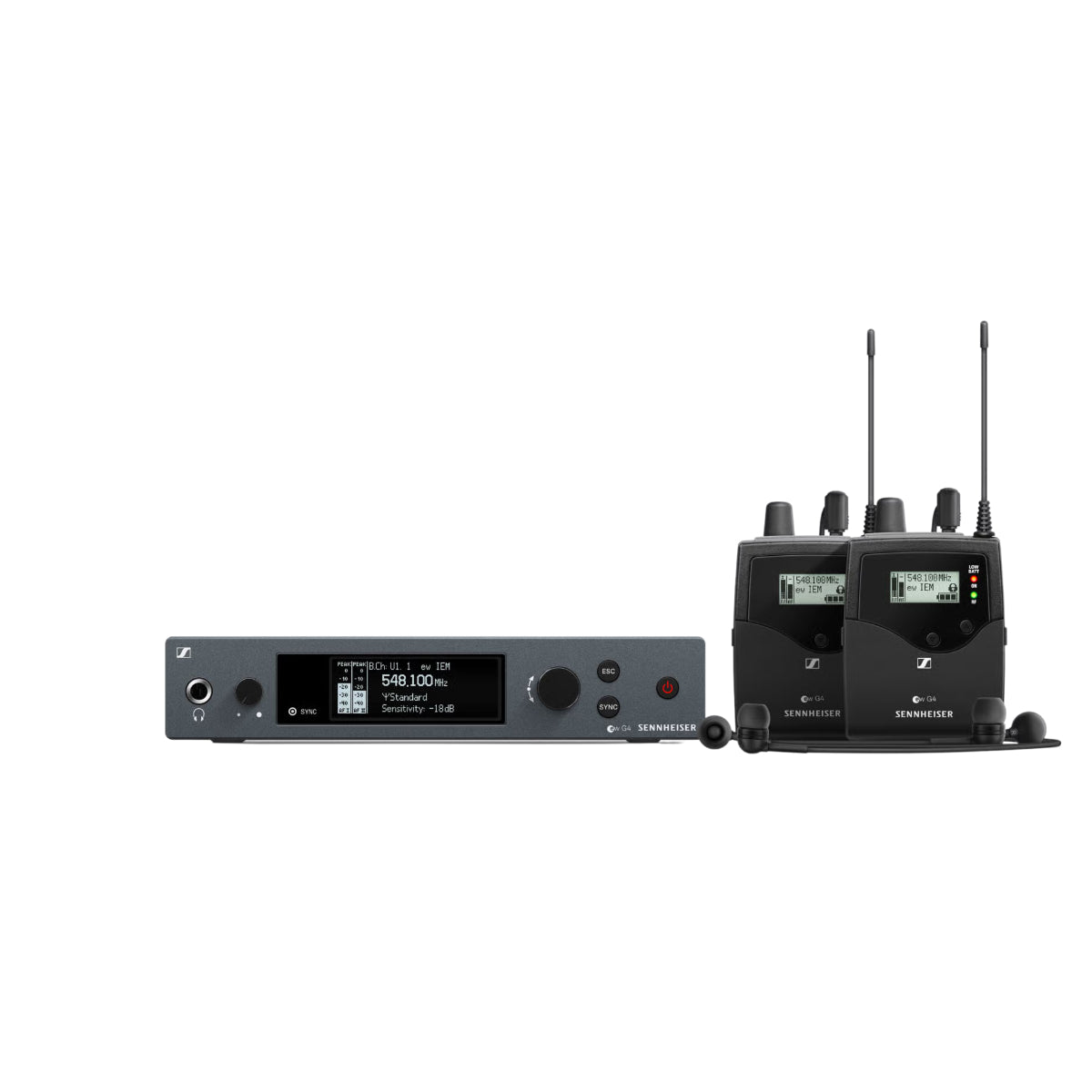 Sennheiser EW IEM G4-TWIN-C Monitor Set, Evolution Wireless G4, 734-776MHz (New Code 509629)