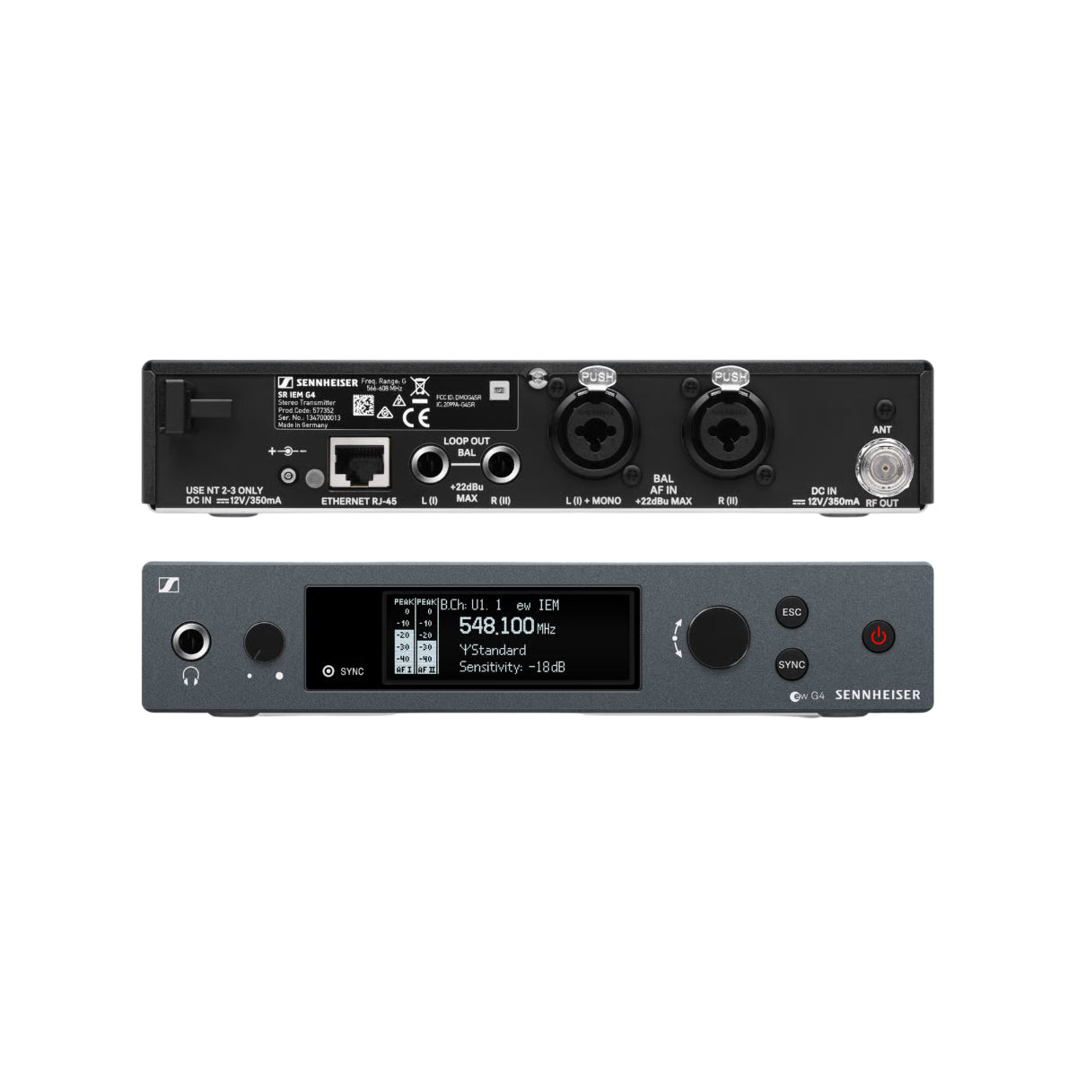 Sennheiser SR IEM G4-C Monitor Transmitter, Evolution Wireless G4, 734-776MHz