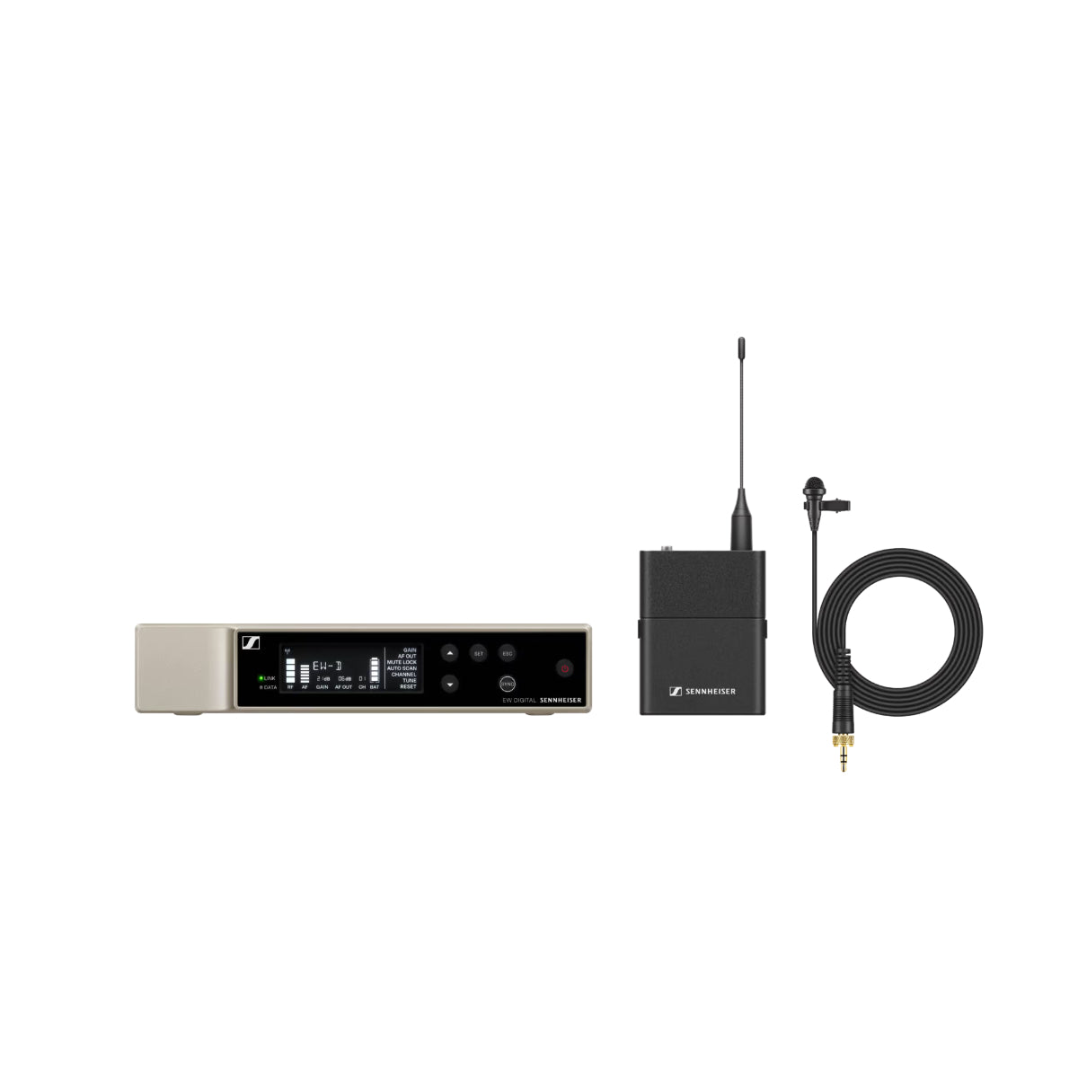 Sennheiser EW-D ME2 SET (Y1-3), Receiver, Bodypack Transmitter, ME 2 Lapel, 1785.2-1799.8MHz