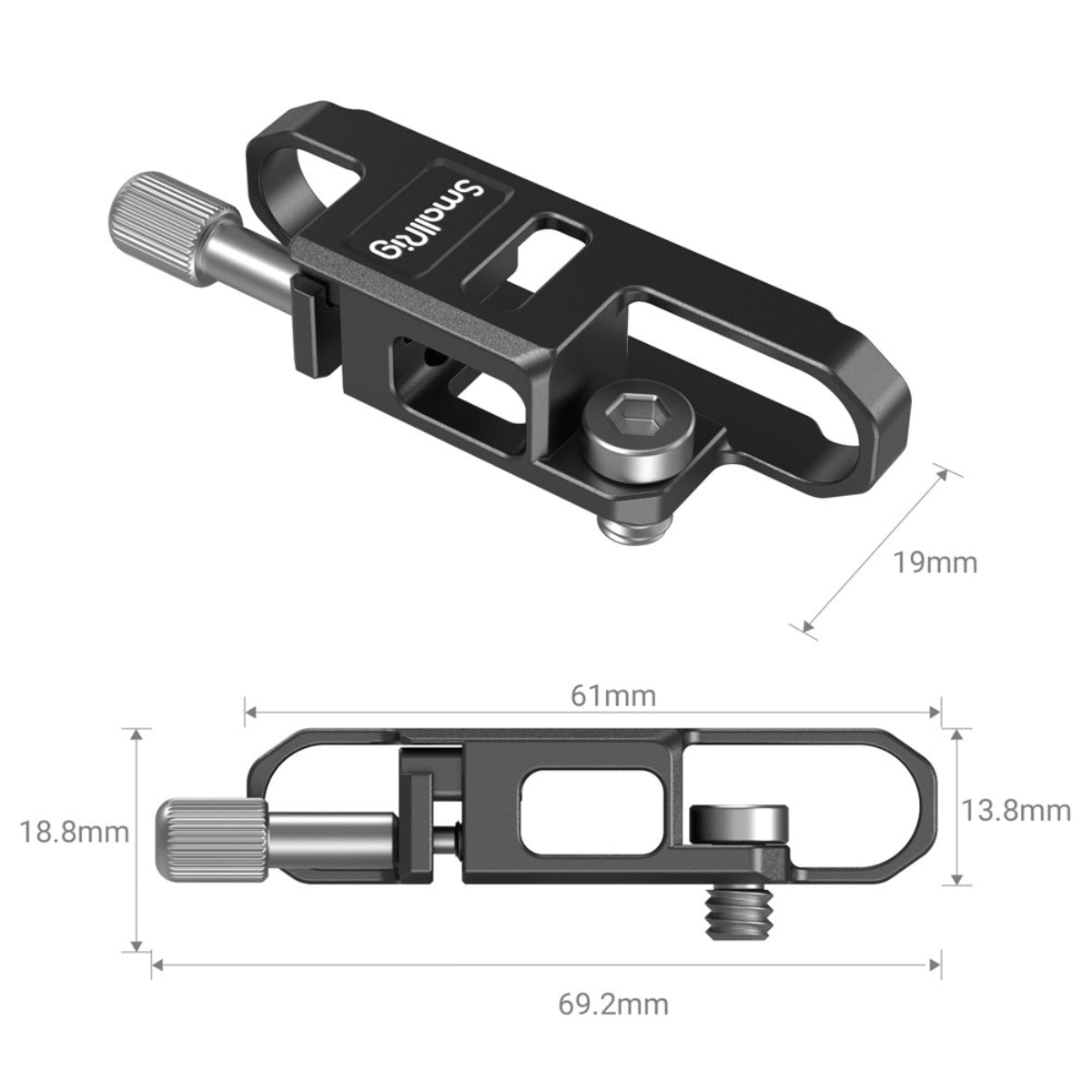 #SmallRig Samsung T5 SSD Mounting Clamp for BMPCC 6K Pro Cage 3300