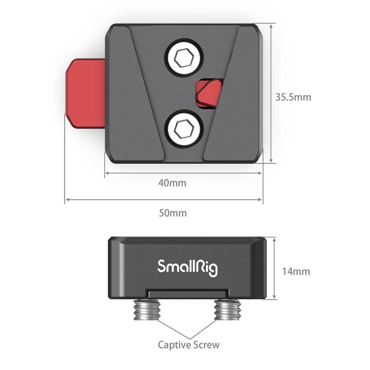 #SmallRig mini V-Lock Mount Plate MD2801B