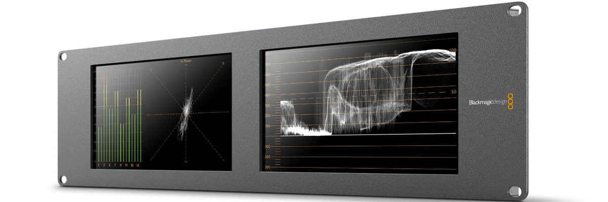 SmartScope Duo 4K Dual 6G-SDI 1 Blackmagic SmartScope Duo 4K 2 Rack-Mounted Dual - ShopVisuals.tv