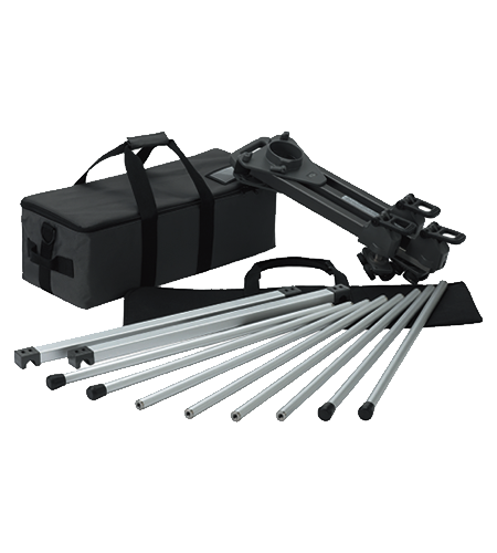 Libec 3.2m/10.5' tracking rail with dolly and carrying case