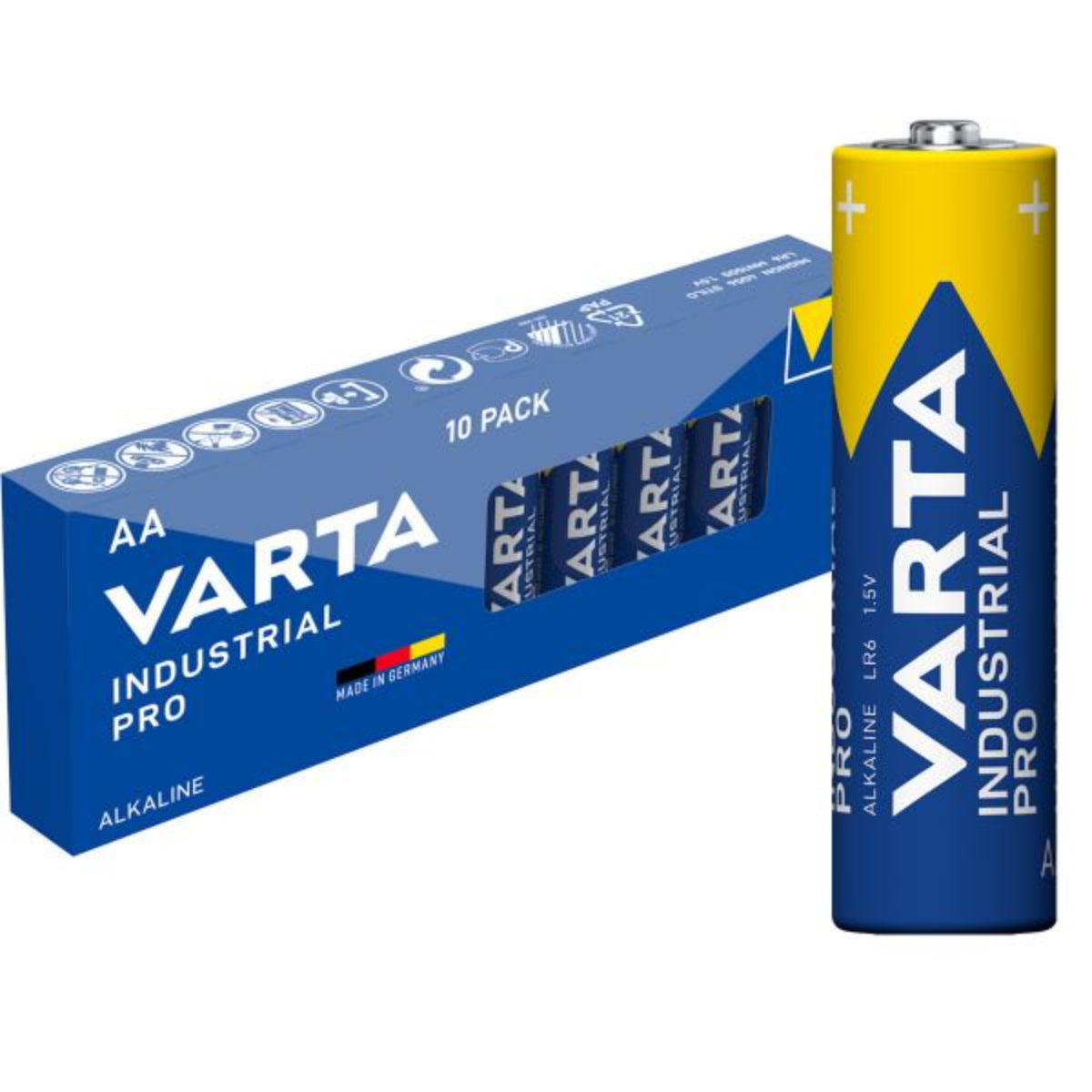 Varta Industrial Alkaline 1.5V AA Battery (Min order 10 or multples of 10)