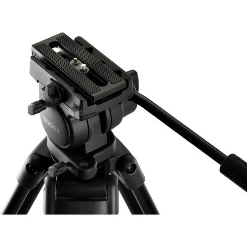 Libec 650EX Tripod System with Mid-Level Spreader (65mm Ball), payload 3kg