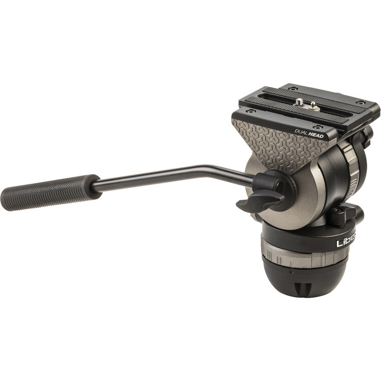 Libec NH30 75mm ball and flat base video head with a pan handle, payload 10kg