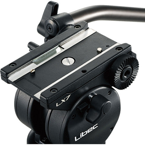 Libec LX7 M Tripod With Pan and Tilt Fluid Head and Mid-Level Spreader &amp; padded bag
