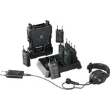 #Hollyland Solidcom M1-4BP Full-Duplex Wireless Intercom Solution - Station with 4 Beltpacks and LEMO Headsets (1.9 GHz)