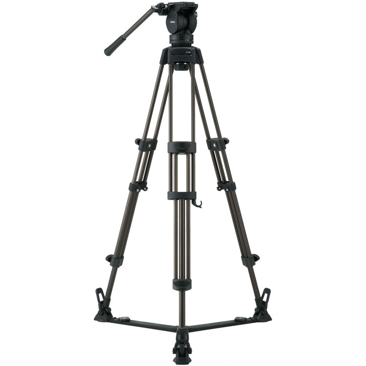 Libec LX5 Tripod With Pan and Tilt Fluid Head and Floor Spreader &amp; padded bag