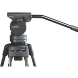 Libec LX5 M Tripod With Pan and Tilt Fluid Head and Mid-Level Spreader &amp; padded bag