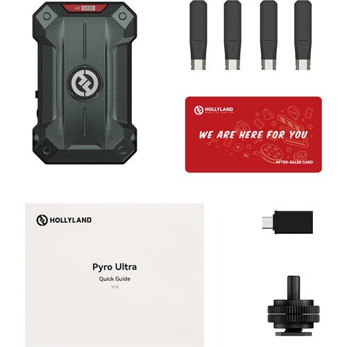 Hollyland Pyro Ultra 4K HDMI/SDI Wireless Video Dual Receiver Transmission System (1TX + 2RX)