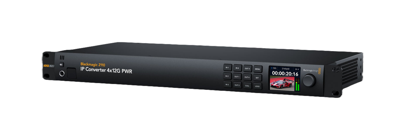 Blackmagic Design 2110 IP Converter 4x12G PWR [PROMO]