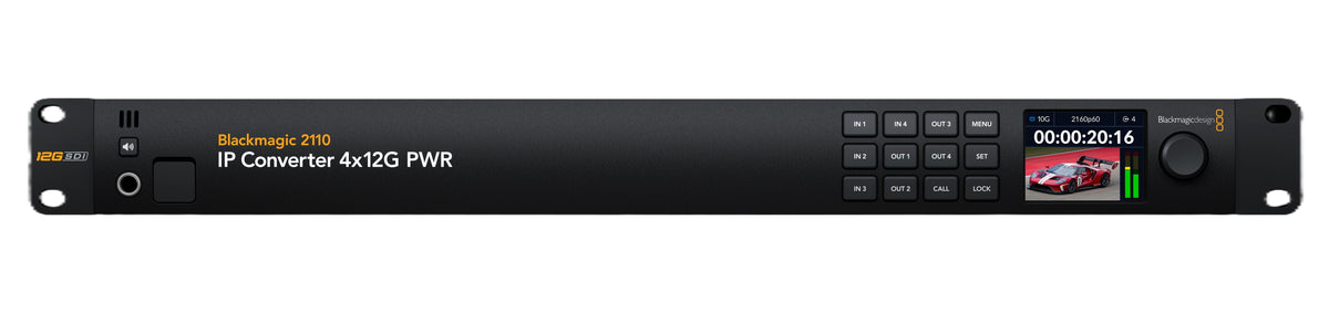 Blackmagic Design 2110 IP Converter 4x12G PWR [PROMO]