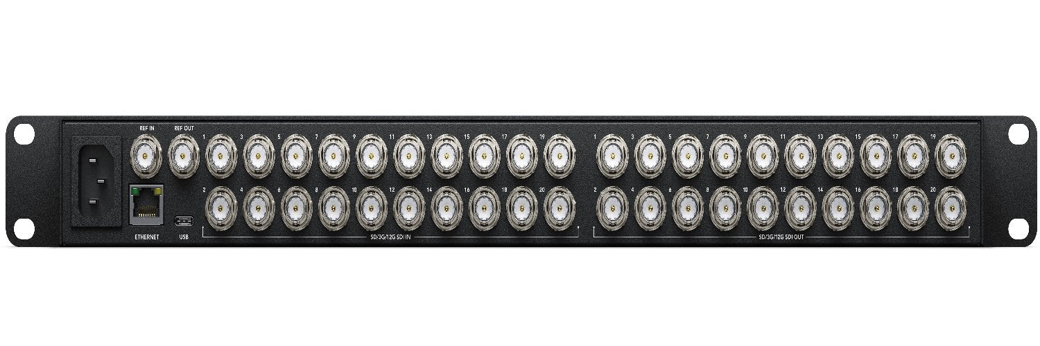 Blackmagic Design Videohub 20x20 12G - ShopVisuals.tv