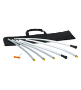 Libec 90 degrees curved rail with carrying case