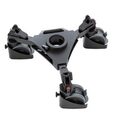 Libec Compact dolly with cable guard and tracking lock for studio use