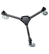 Libec LX10 Studio Two-Stage Aluminum Tripod System and H65B Head with Dual Pan Handles and Spreader Dolly &amp; padded bag