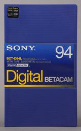 Sony BCT-D94L Digital BETACAM 94min tape