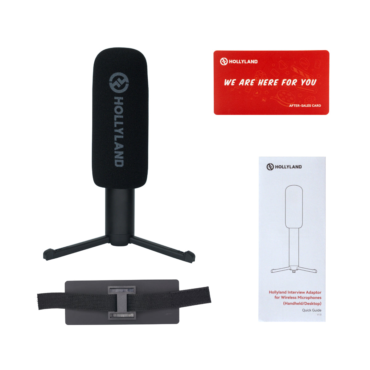 Hollyland Interview Adaptor for Wireless Microphones (Handheld/Desktop)