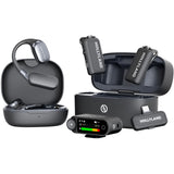 Hollyland LARK MAX 2 Clip-On Wireless Microphone Transmitter (Space Gray, 2.4 GHz)