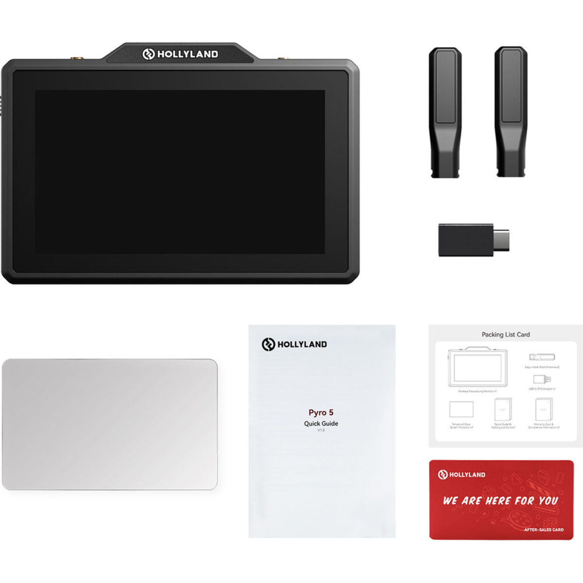 Hollyland Pyro 5 Wireless Video Transmission and Monitoring Kit (5.5-Inch)