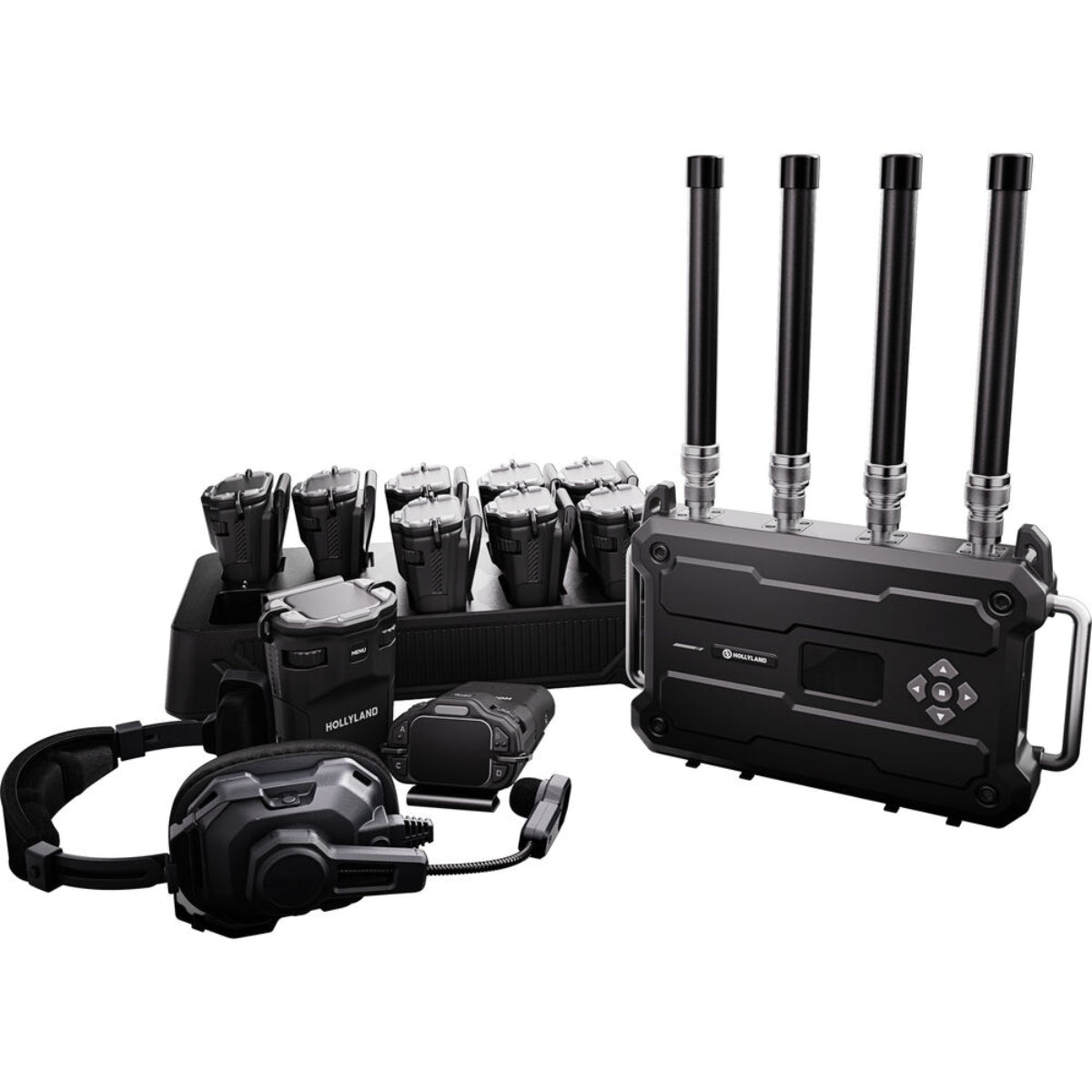 Hollyland Solidcom H1-10S 10-Person Noise-Cancelling Intercom System