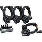 Hollyland Solidcom SE-4S Wireless 4-Person Noise Cancelling Headset Intercom - Double Ear Version