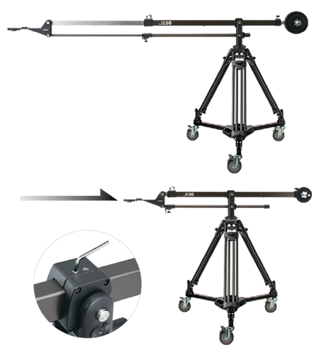 Libec JB50, T102RB and DL-8RB with carrying cases