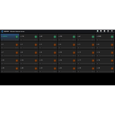 Kiloview Intercom System (Basic) Software up to 32 terminals