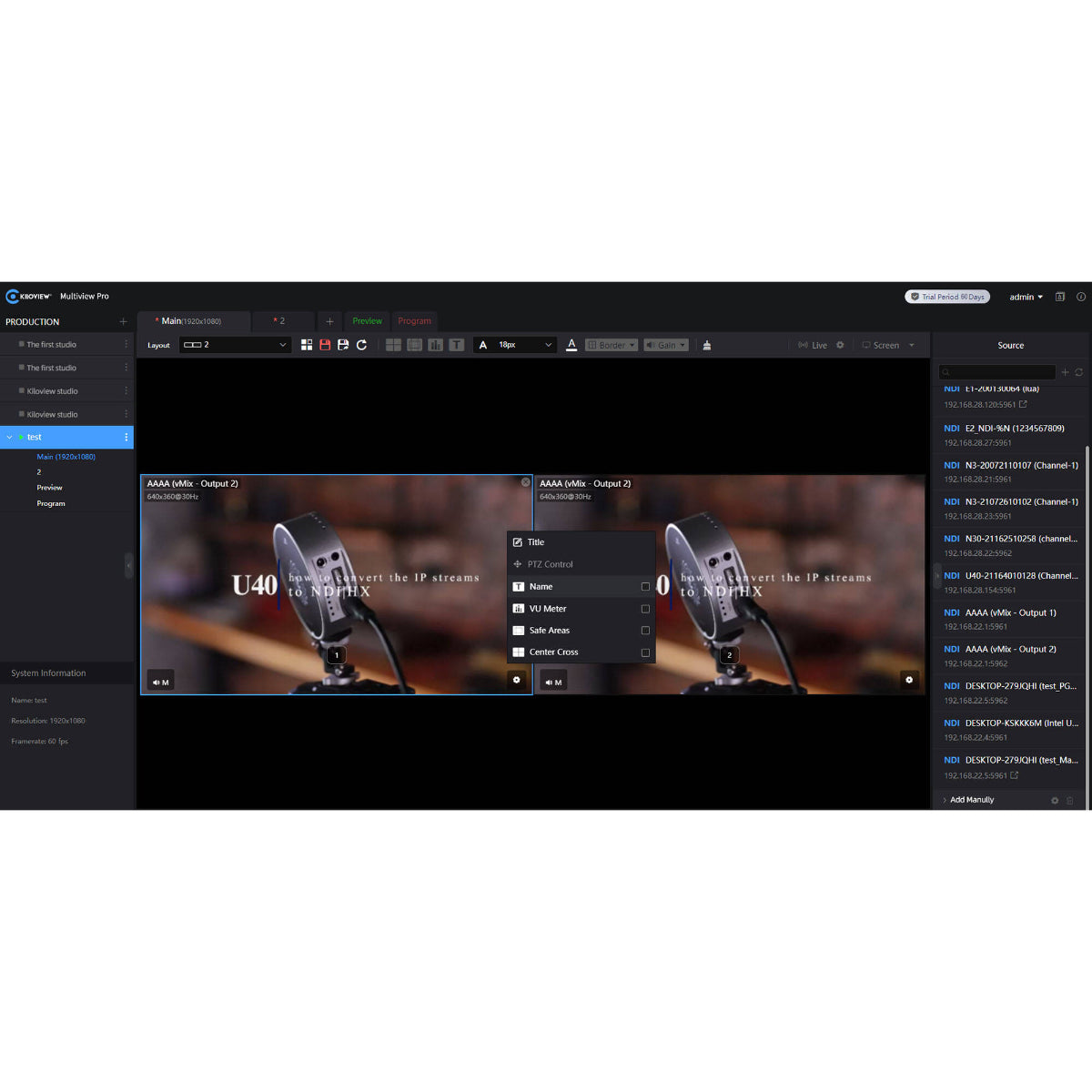 Kiloview Multiview Pro (windows)