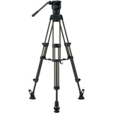 Libec LX5 M Tripod With Pan and Tilt Fluid Head and Mid-Level Spreader &amp; padded bag