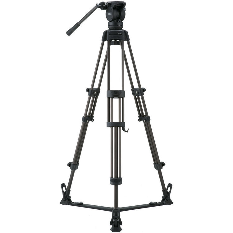 Libec LX7 Tripod With Pan and Tilt Fluid Head and Floor Spreader &amp; padded bag