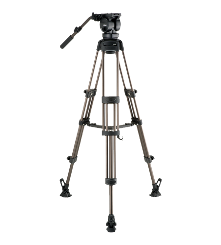 Libec LX10 M Two-Stage Aluminum Tripod System and H65B Head and Mid-Level Spreader &amp; padded bag